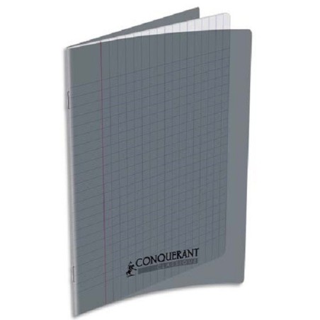 CAHIER AGRAFE 240X320 POLYPRO GRIS 90G 48P SEYES CLASSIQUE