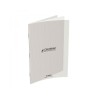 CAHIER AGRAFE 240X320  POLYPRO INCOLORE 90G 48P Q5/5