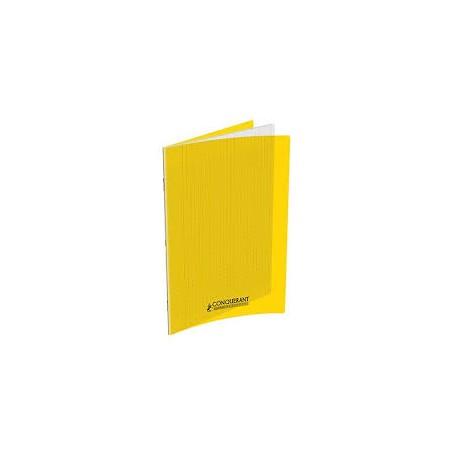 CAHIER AGRAFE 240X320 POLYPRO JAUNE 90G 140P SEYES CLASSIQUE