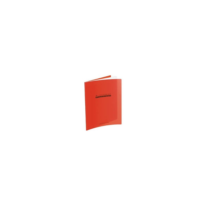 CAHIER AGRAFE 240X320 POLYPRO ROUGE 90G 140P SEYES CLASSIQUE