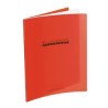 CAHIER AGRAFE 240X320 POLYPRO ROUGE 90G 140P SEYES CLASSIQUE