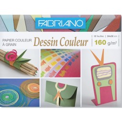 PAPIER DESSIN COULEUR 160G...