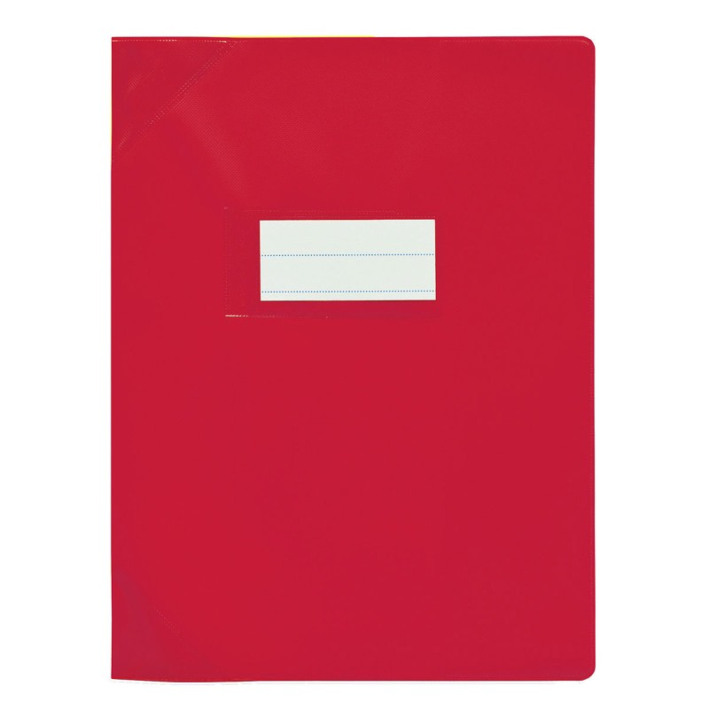 PROTEGE-CAH OXFORD STYL'SMS 24X32 PVC120 ROUGE