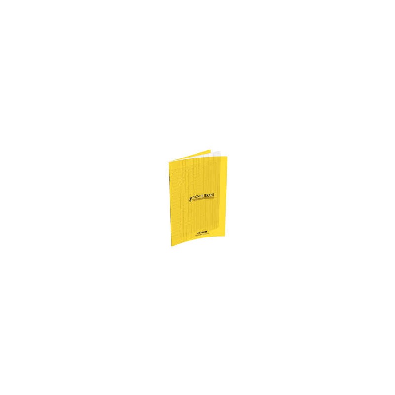 CAHIER AGRAFE 170X220 POLYPRO JAUNE 90G 96P SEYES CLASSIQUE