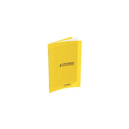 CAHIER AGRAFE 170X220 POLYPRO JAUNE 90G 96P SEYES CLASSIQUE