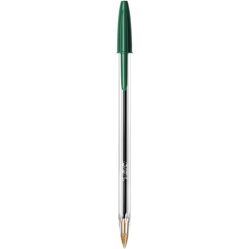 Stylo-bille Cristal - vert - Pointe de 1,0 mm - Bic