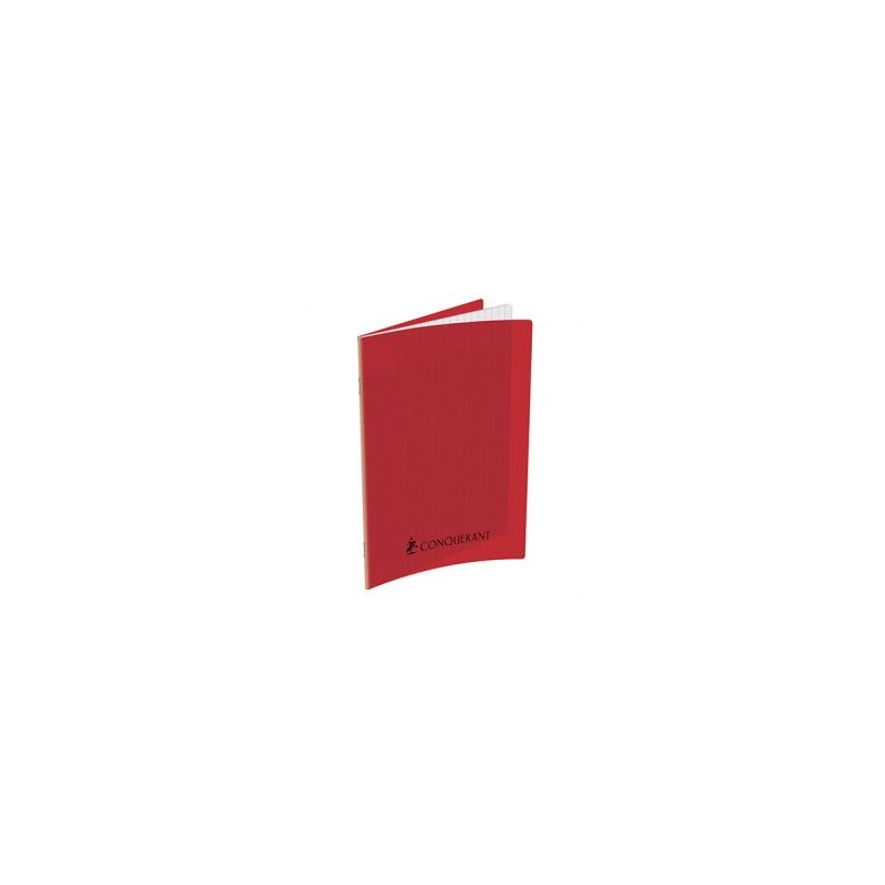 CAHIER AGRAFE 170X220 POLYPRO ROUGE 70G 192P SEYES CLASSIQUE