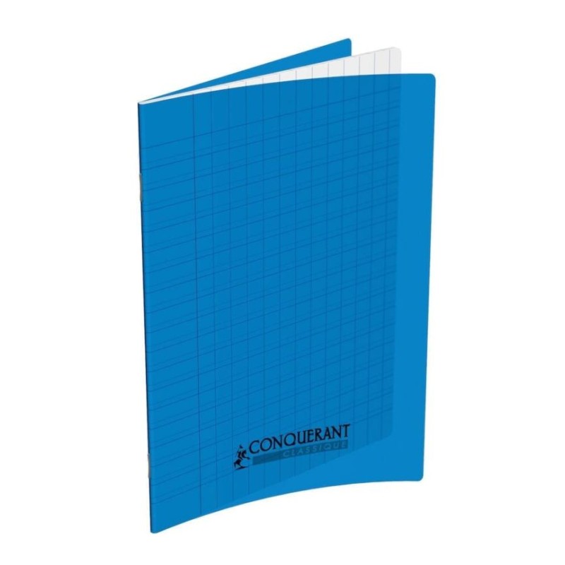 CAHIER AGRAFE 170X220 POLYPRO BLEU 32P 90G DL3/10 CLASSIQUE