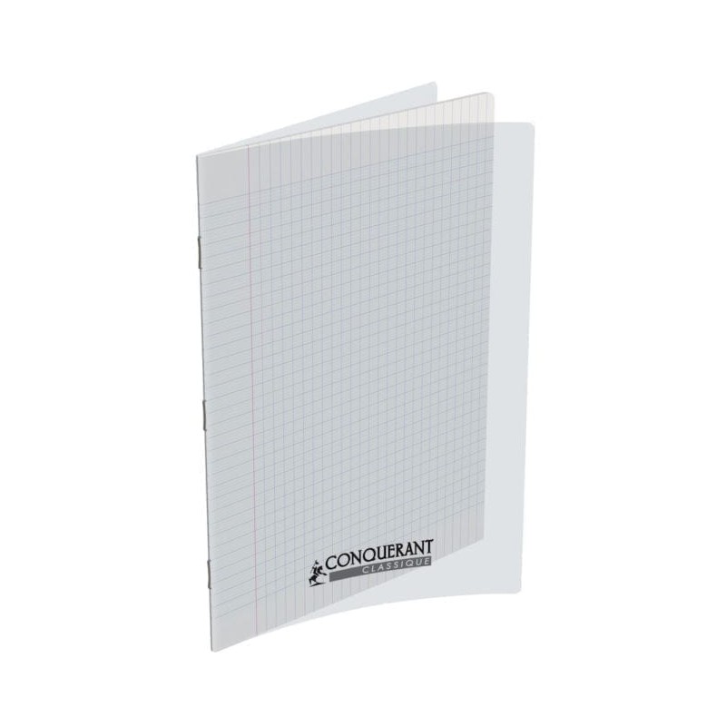 CAHIER AGRAFE A4 POLYPRO COULEURS INCOLORE 90G 48P SEYES CLASSIQUE