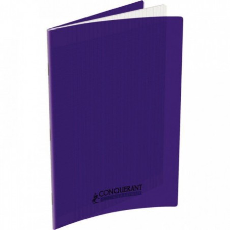 CAHIER AGRAFE A4 POLYPRO VIOLET 90G 96P SEYES CLASSIQUE