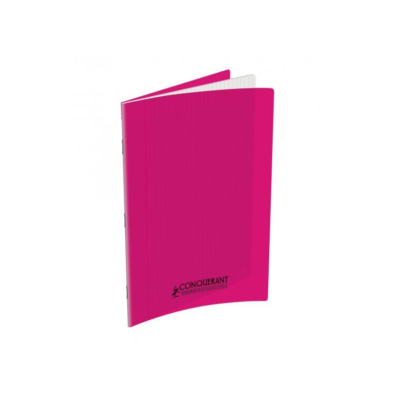 CAHIER AGRAFE A4 POLYPRO ROSE 90G 96P SEYES CLASSIQUE