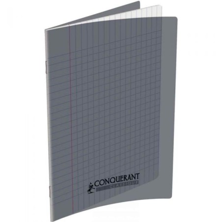 CAHIER AGRAFE A4 POLYPRO GRIS 90G 96P SEYES CLASSIQUE