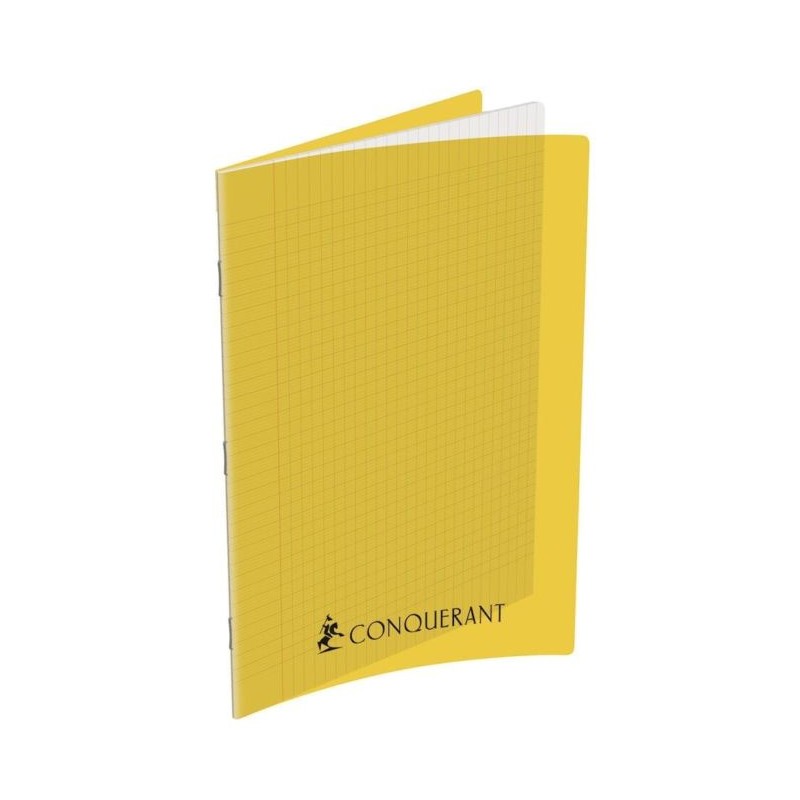 CAHIER AGRAFE A4 POLYPRO JAUNE 70G 192P SEYES CLASSIQUE